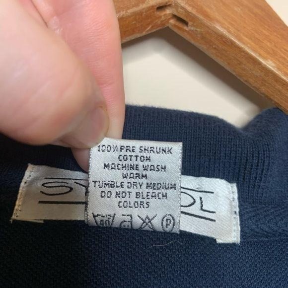 Auburn Polo Shirt Symbol Touchdown Game Day Orange Navy Blue War Eagle Large - Picture 5 of 6